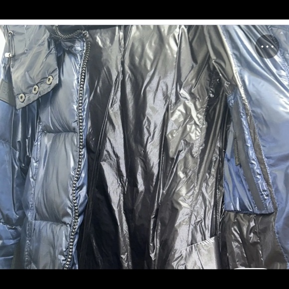 SAM Blue SoHo Down Coat with Belt - Picture 5 of 11